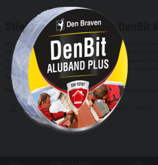 DB-DEN BIT-AluBand HLIN 150mmx10bm-opravy detailů na střeše,spoje PIR